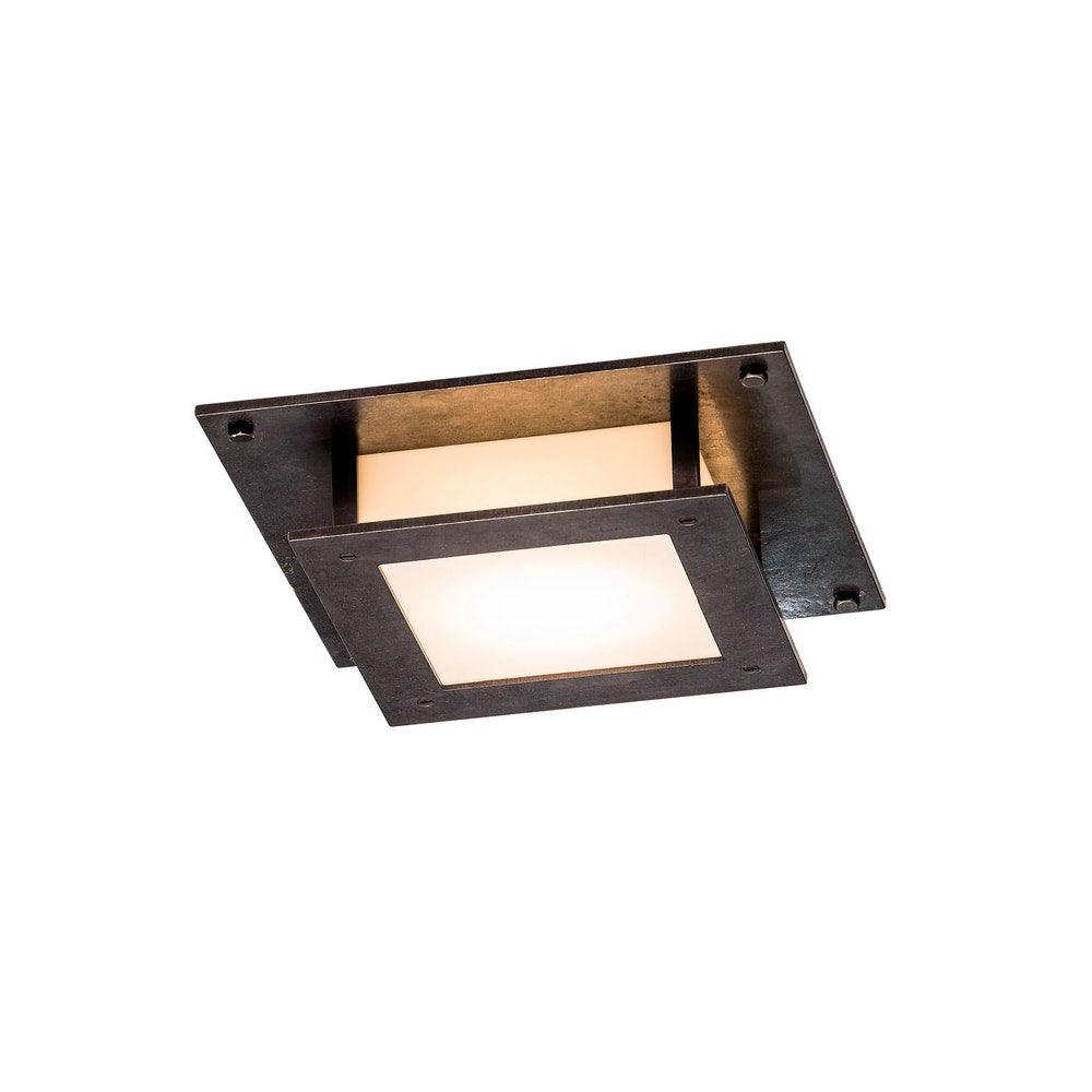 Light Fixtures - CF485-LED Crosby Ceiling Light 12" X 12" X 2 1/2"