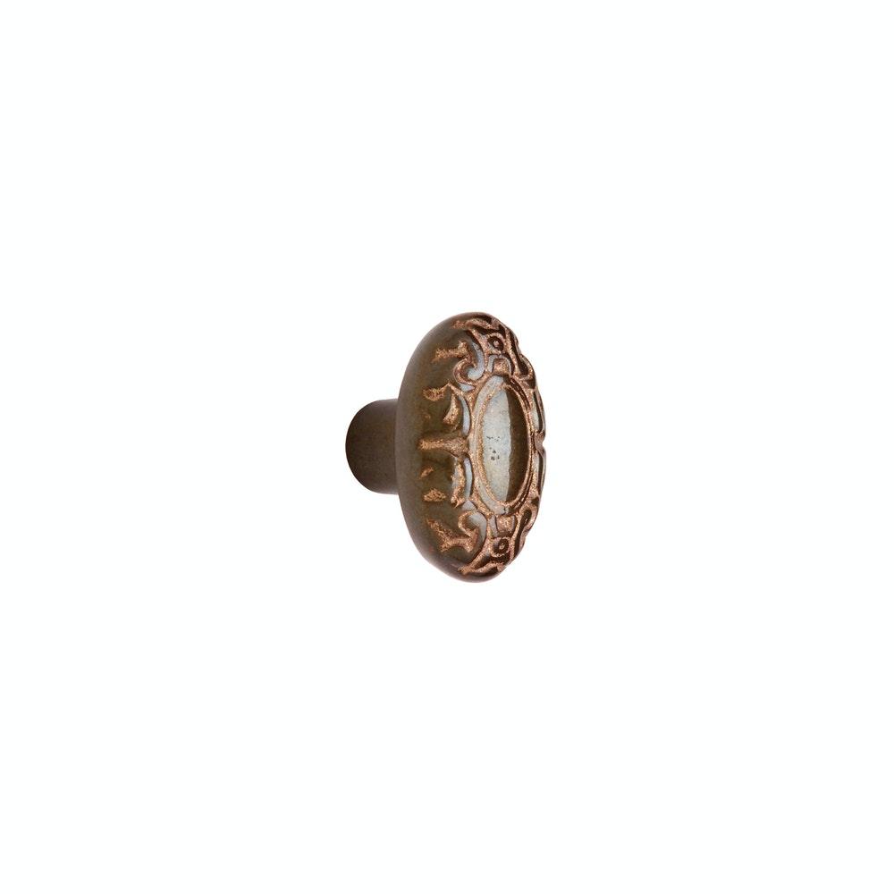 Cabinet Hardware - CK232 - 15/16" X 1 1/2" Acanthus Cabinet Knob