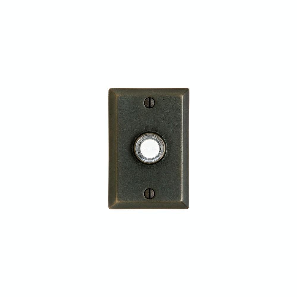 DBB Door Bell Button E400 Rectangular Escutcheon 2 1/2" x 3 3/4"
