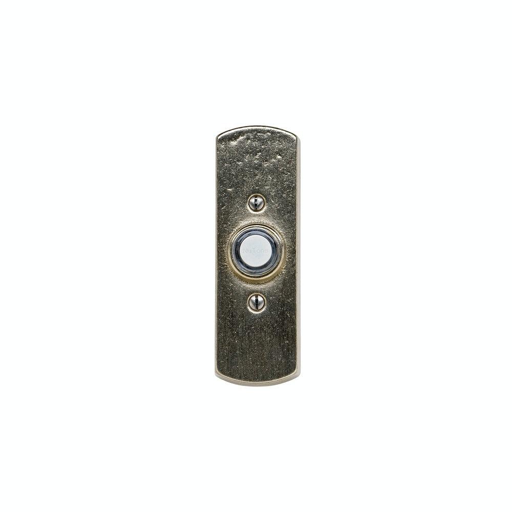 DBB Door Bell Button EW508 Curved Escutcheon 1 1/2" x 4 1/2"