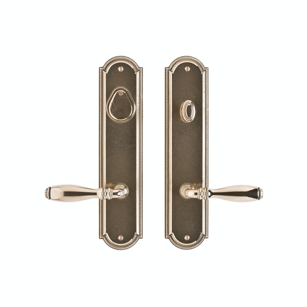 Entry Dead Bolt/Spring Latch - Ellis Entry 3" X 13" E075-E062 Dead Bolt / Spring Latch With 3" X 13" Interior Escutcheon