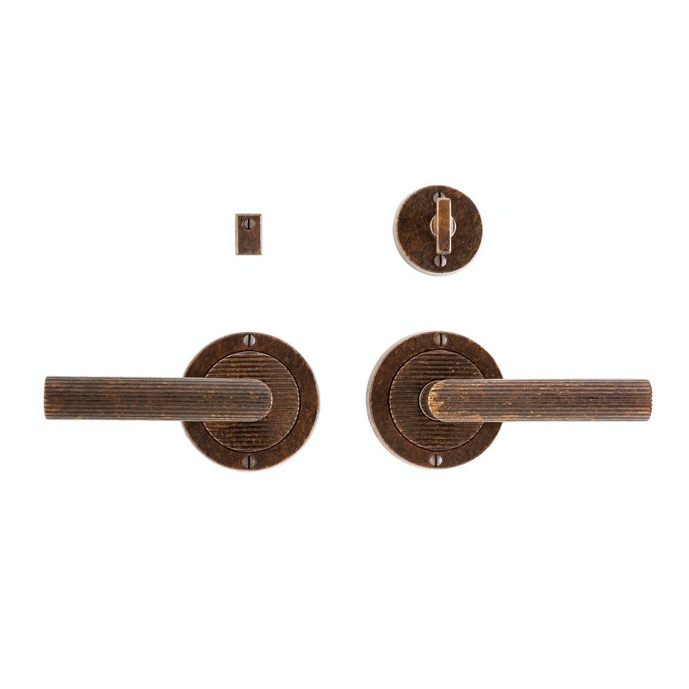 Privacy Spring Latch - Designer 3 1/2" Round E101 Privacy Spring Latch