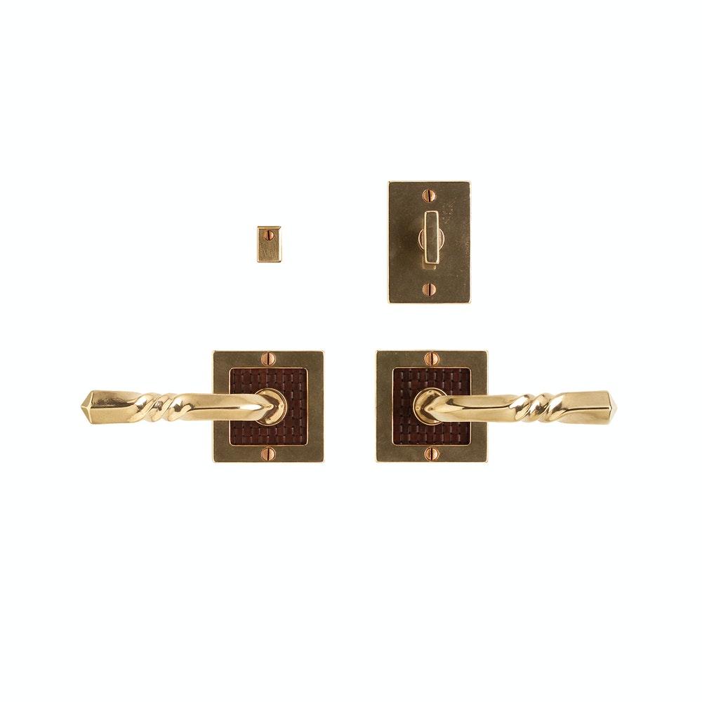 Passage Set - Designer 3" X 3" E103 Passage Mortise Lock