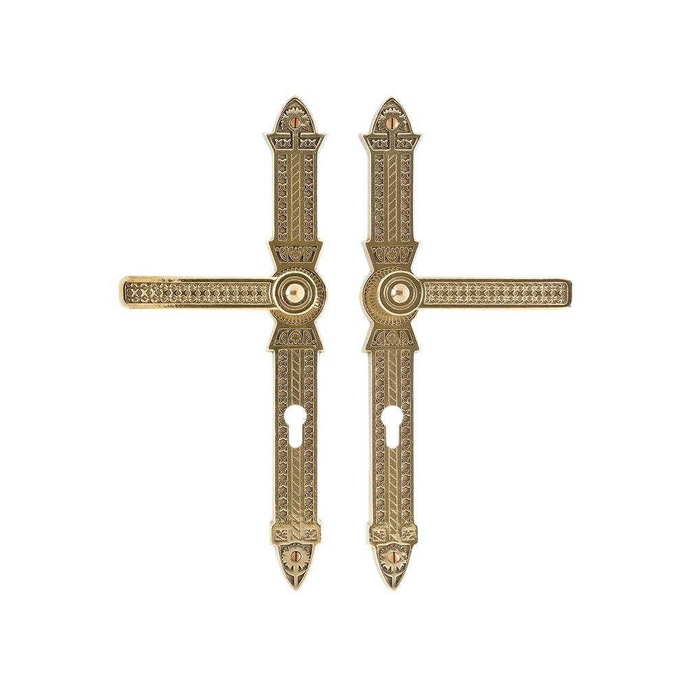 Multipoint Entry - Briggs 2" X 15" E10873 Multi-Point Entry Trim With Profile Cylinder, Lever High