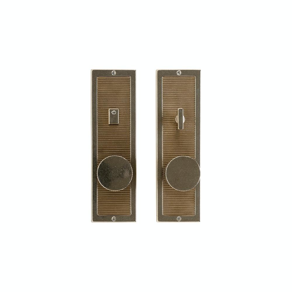 Privacy Mortise Lock - Designer 3" X 10" E117/E116 Privacy Mortise Lock