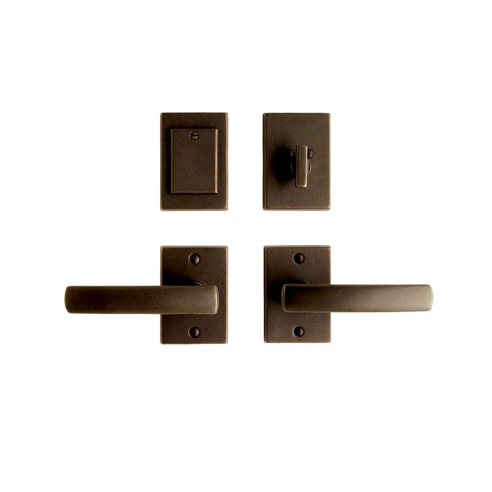 Patio Set - Metro 2 1/4" X 3 1/4" E205 Patio Dead Bolt/Spring Latch