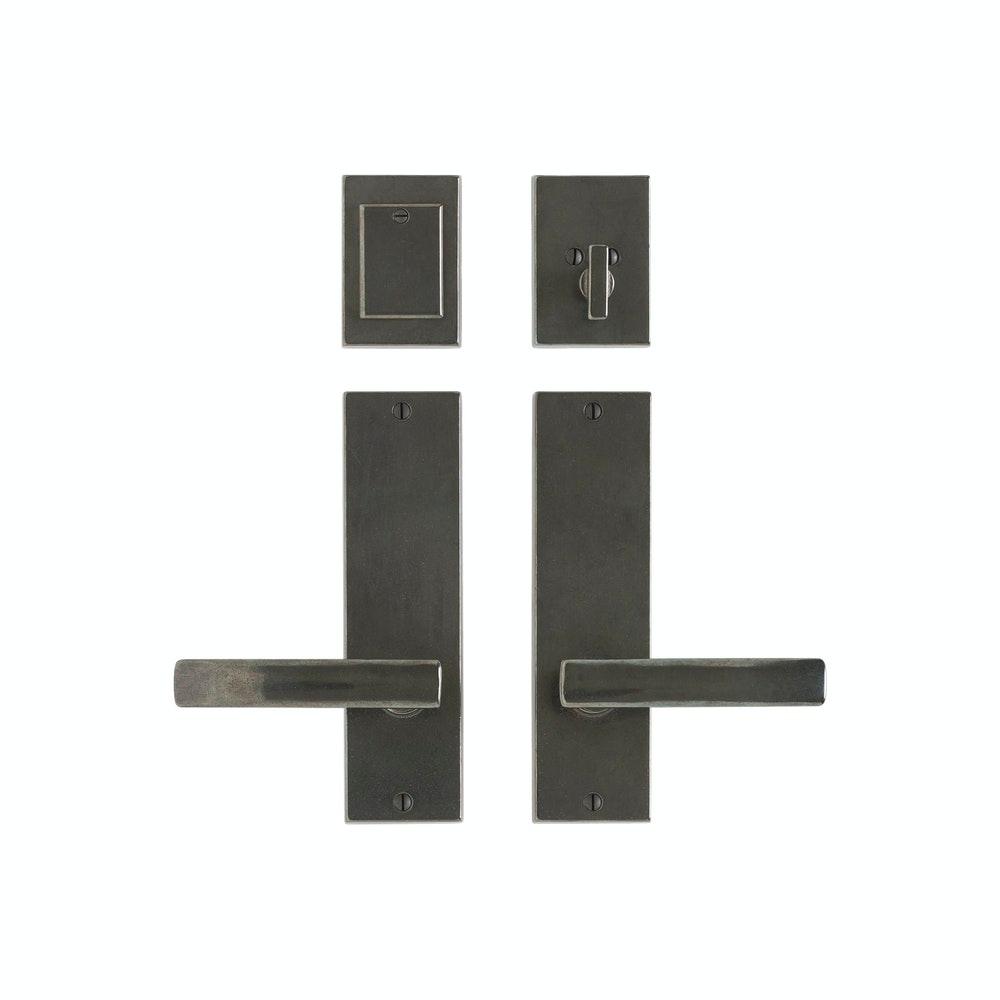 Metro Entry 2 1/4" x 17" G225-E211 Dead Bolt/ Spring Latch with 2 1/4" x 8" Interior