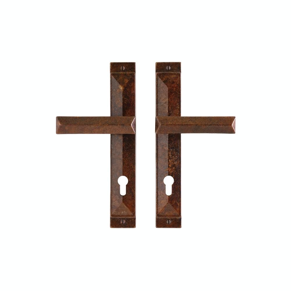 Multipoint Entry - Mack 1 3/4" X 11" E21046 Multi-Point Entry Trim With Profile Cylinder, Lever High