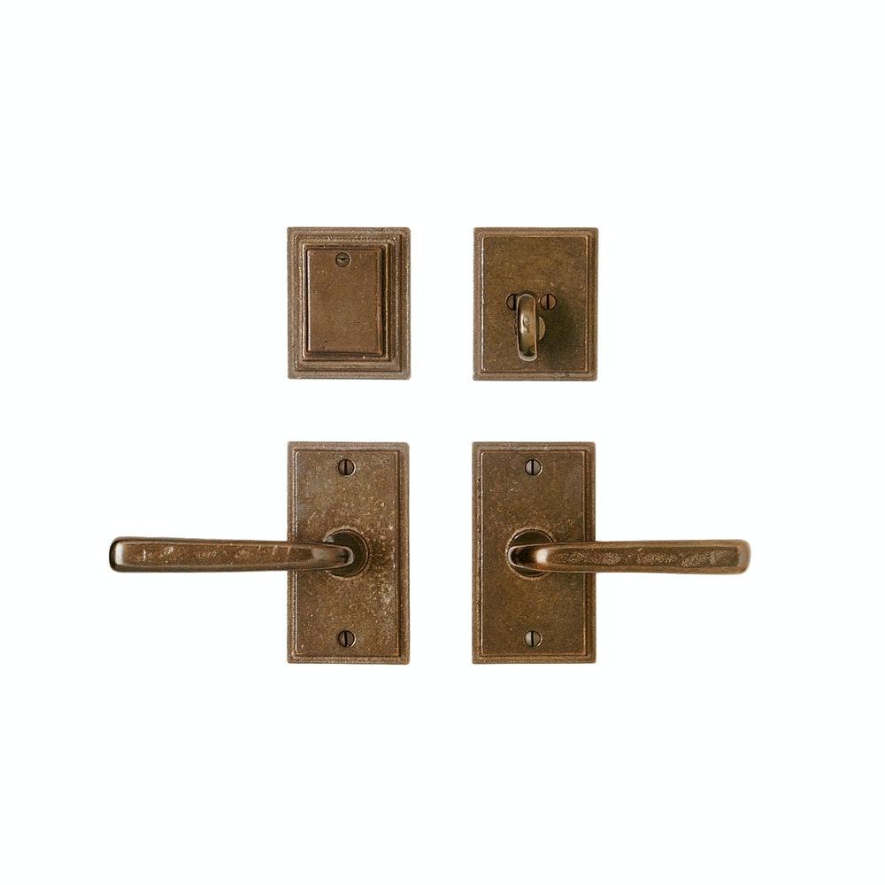 Patio Set - Stepped 2 1/2" X 4 1/2" E304 Patio Dead Bolt/Spring Latch