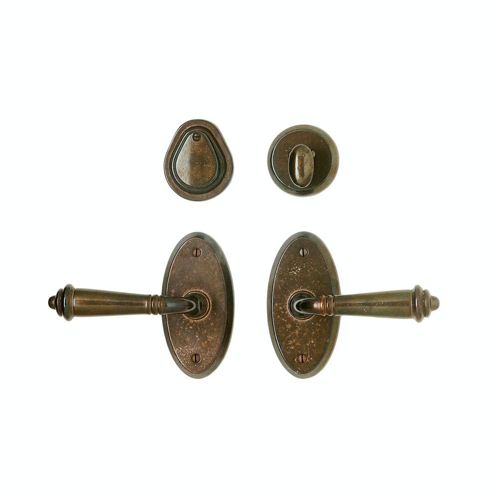 Patio Set - Oval 2 5/8" X 5 1/4" E501 Patio Dead Bolt/Spring Latch