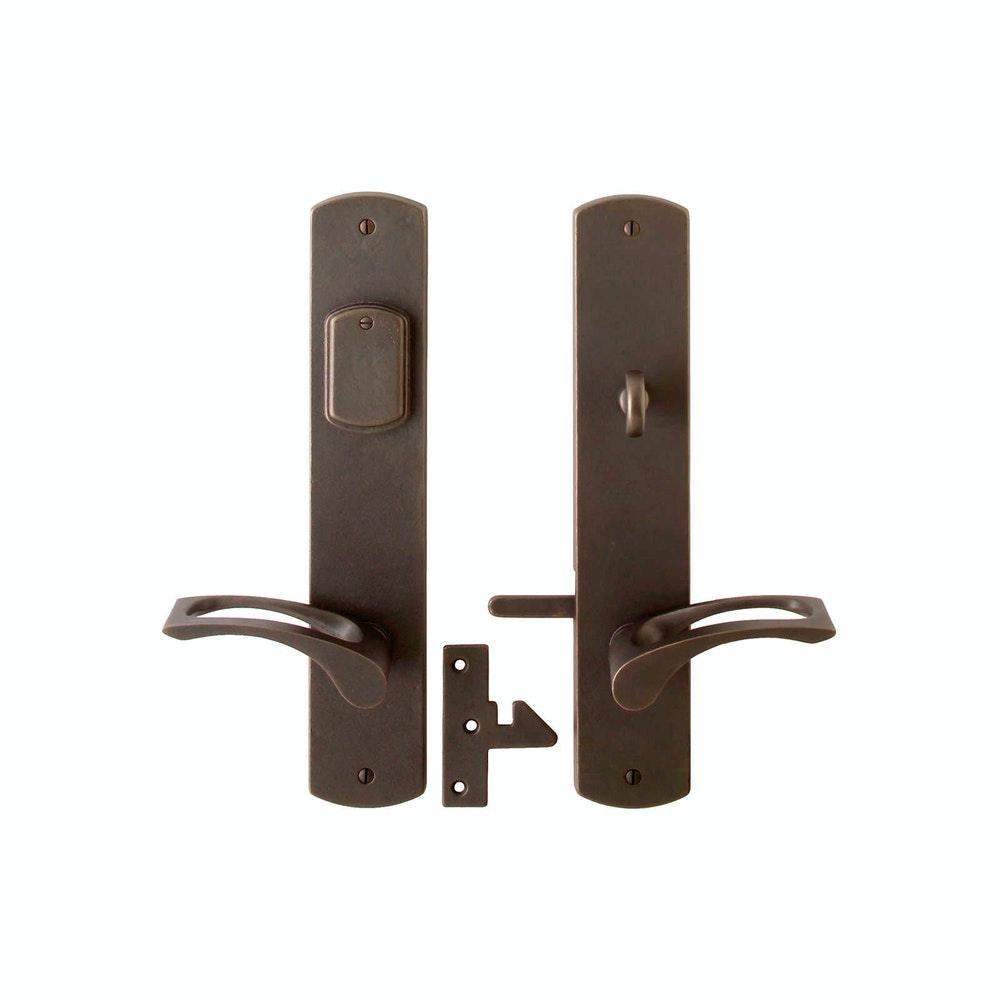 Gate Sets - Curved Gate Deadbolt Latch With E558-E557 - 2 1/2" X 13"