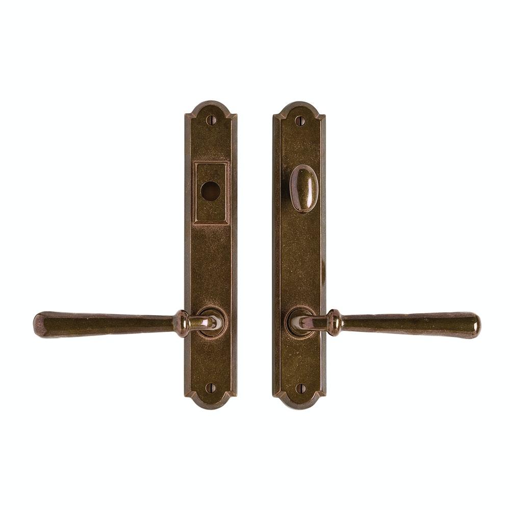Arched 1 3/4" x 10" E776 Multi-Point Passage Trim, Lever Low