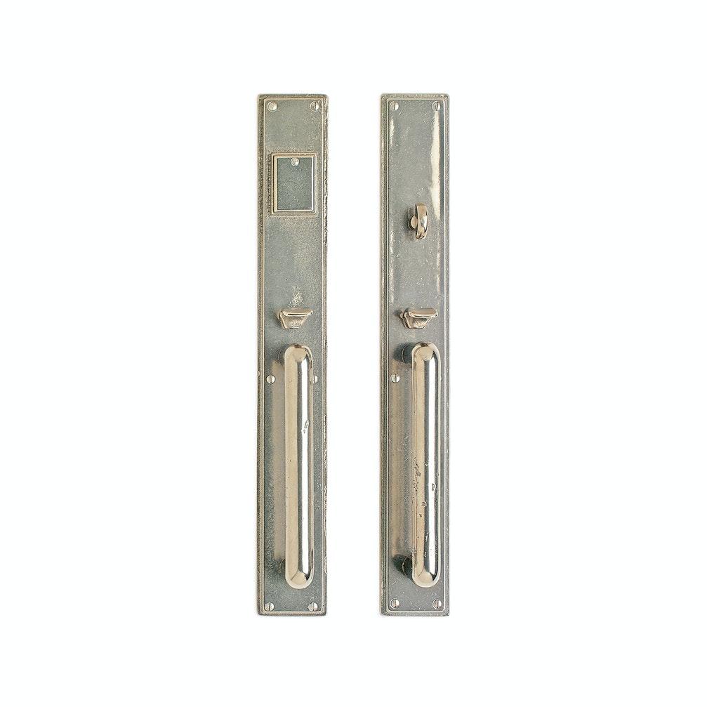 Entry Dead Bolt/Spring Latch - Stepped Entry 2 3/4" X 20" G301-G302 Dead Bolt / Spring Latch With 2 3/4" X 20" Interior Escutcheon
