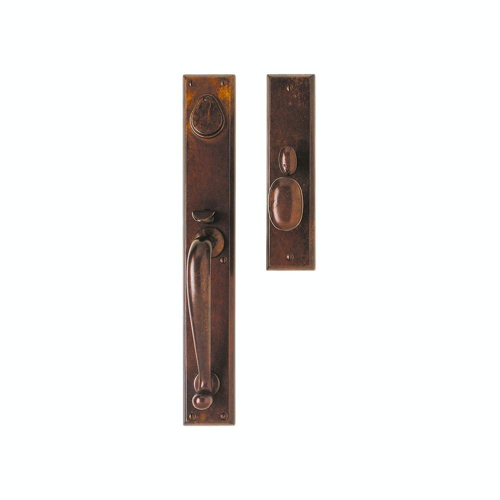 Entry Mortise Lock - Rectangular Entry 2 3/4" X 18" G641-E437 Mortise Lock With 2 1/2" X 13" Interior