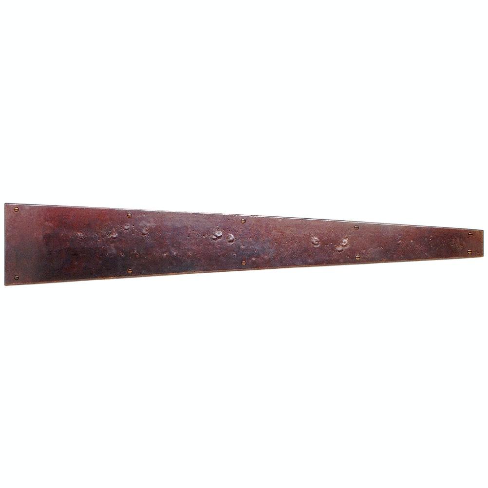 Door Hardware - OHS634S - 6" X 34" Ornamental Hinge Strap