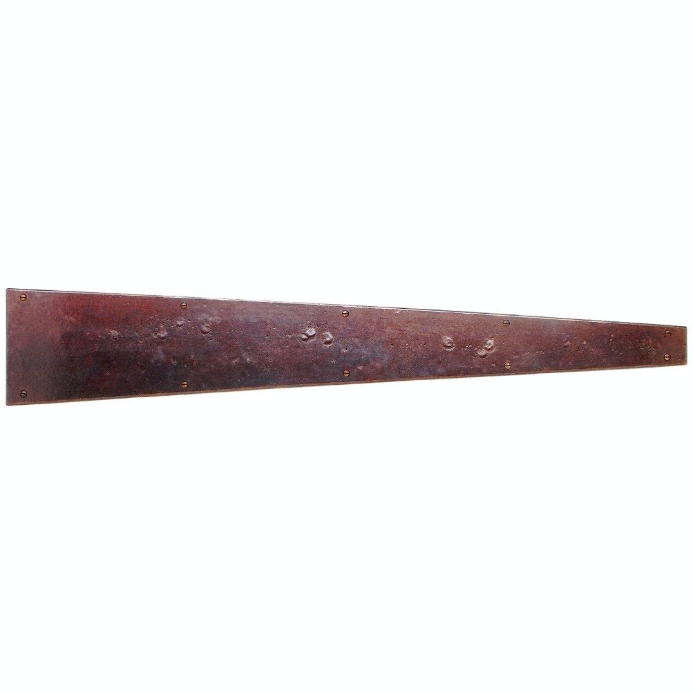 Door Hardware - OHS640S - 6" X 40" Ornamental Hinge Strap