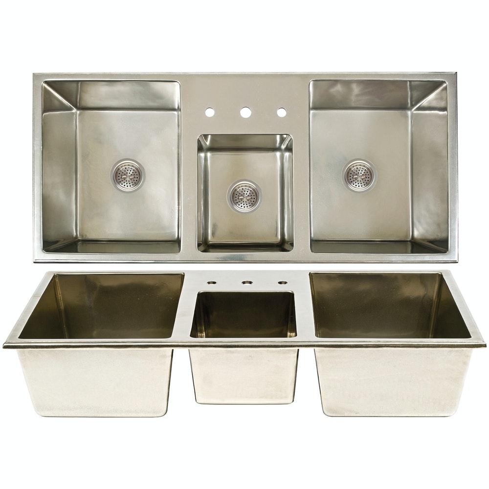 Kitchen And Bath - SK513 - 47 5/8" X 22 1/8" X 9 13/16" Deep Lago Sink