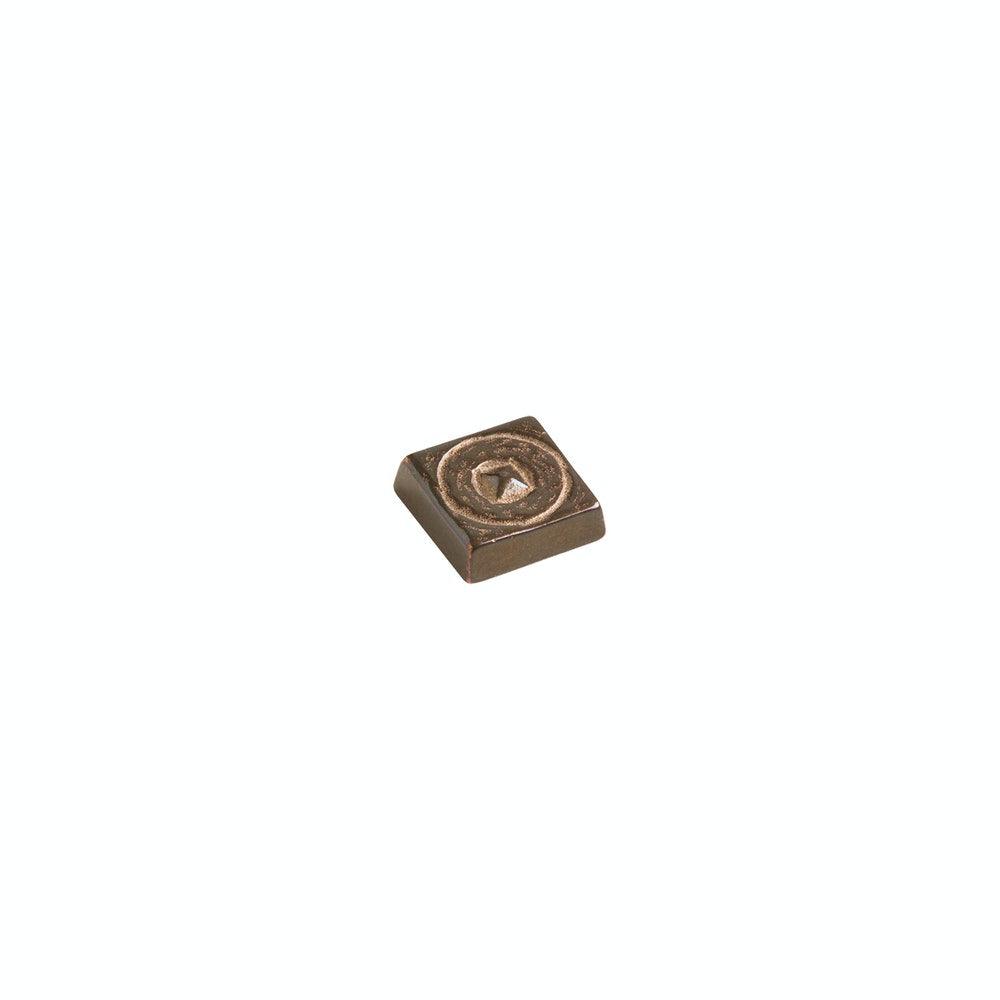 Bronze Tile - TT501 - 1 1/8" X 1 1/8" Circle Pyramid Tile