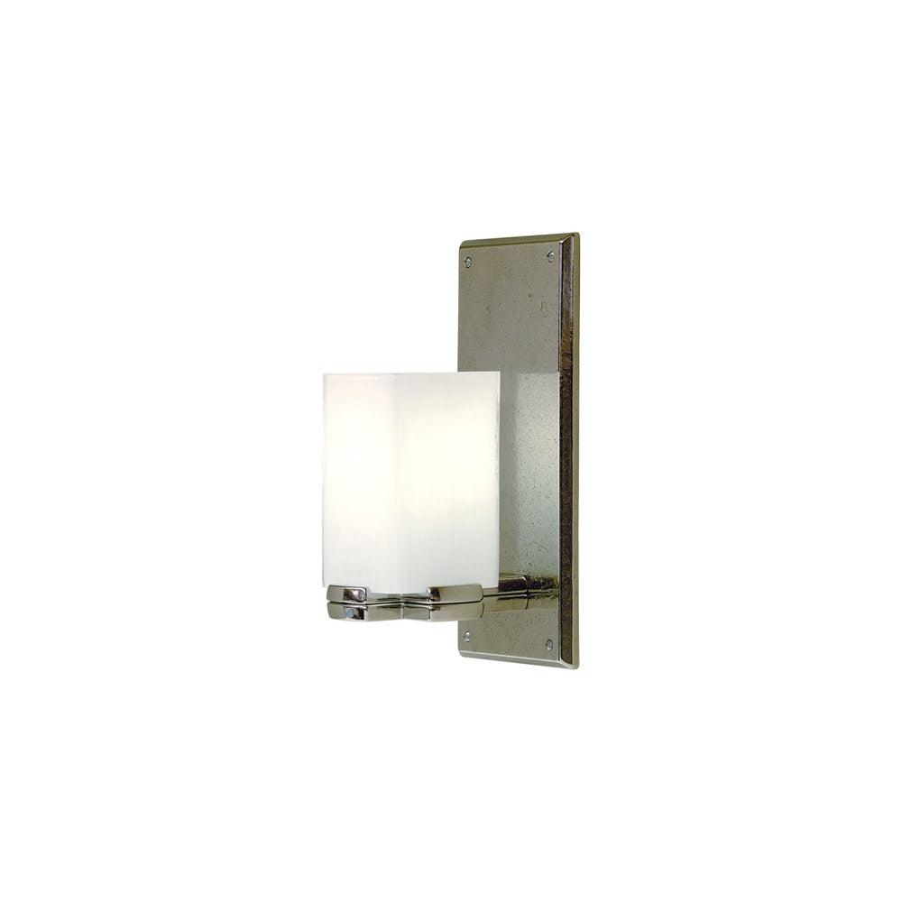 Light Fixtures - WS416 Truss Sconce - Square Glass With E155 Square Designer Escutcheon