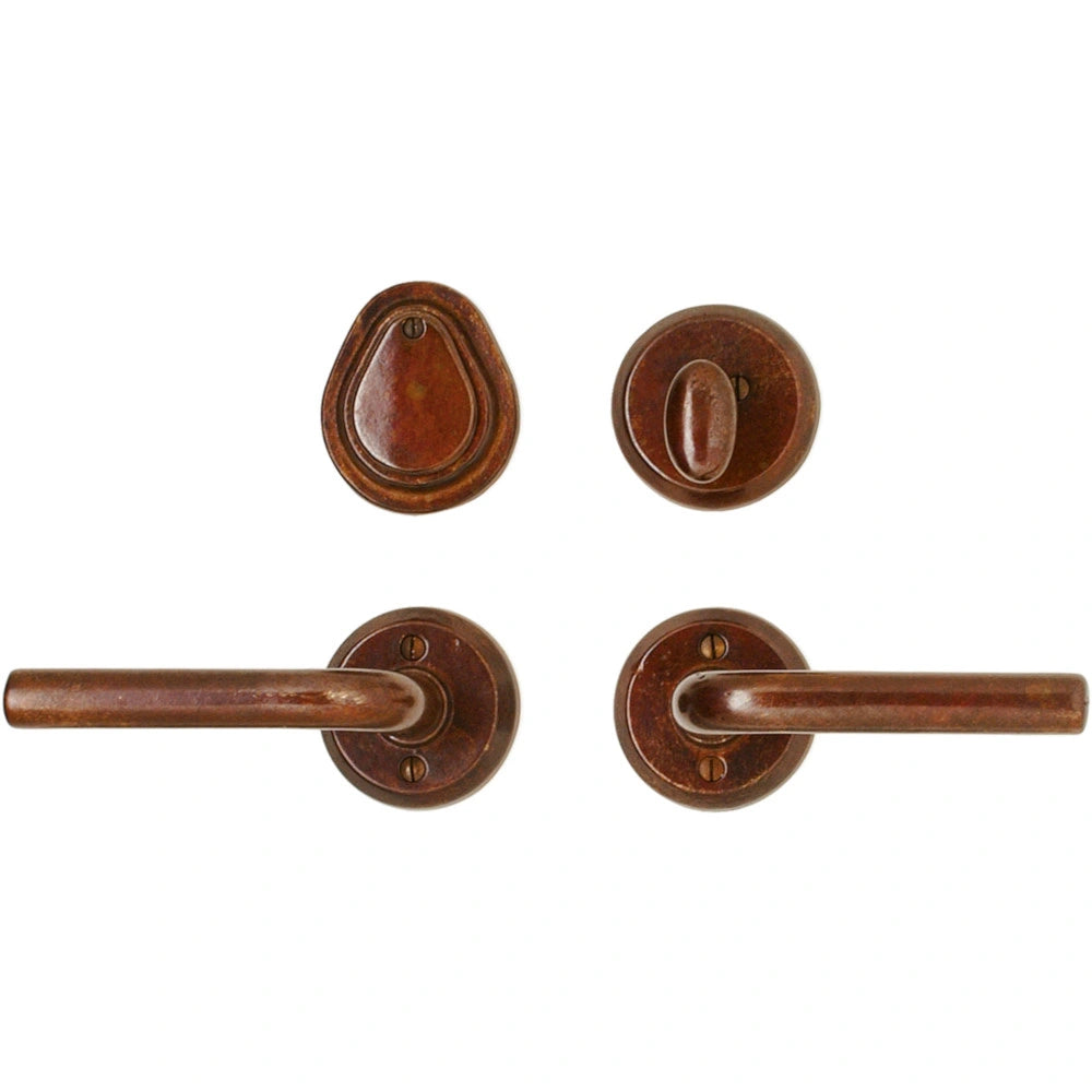 Round 2 1/2" E417 Patio Dead Bolt/Spring Latch