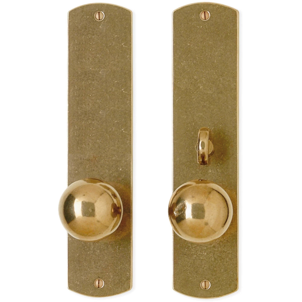 Curved 2 1/2" x 11" E512 Patio Dead Bolt/Spring Latch
