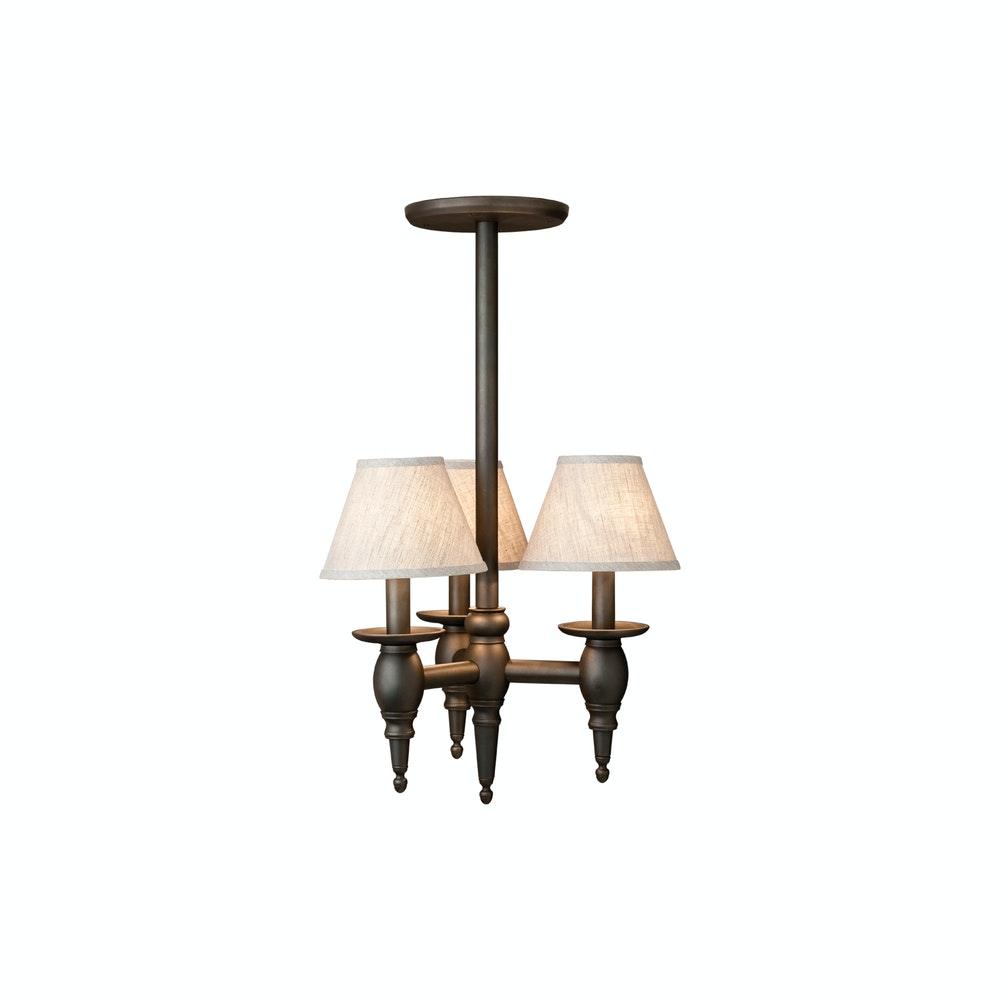 C525 Three-Arm Towne Chandelier - {{ show.name }}