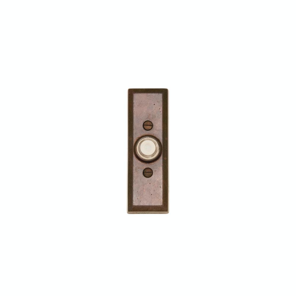 DBB Door Bell Button EW108 Rectangular Escutcheon 1 1/2" x 4 1/2" - Discount Rocky Mountain Hardware