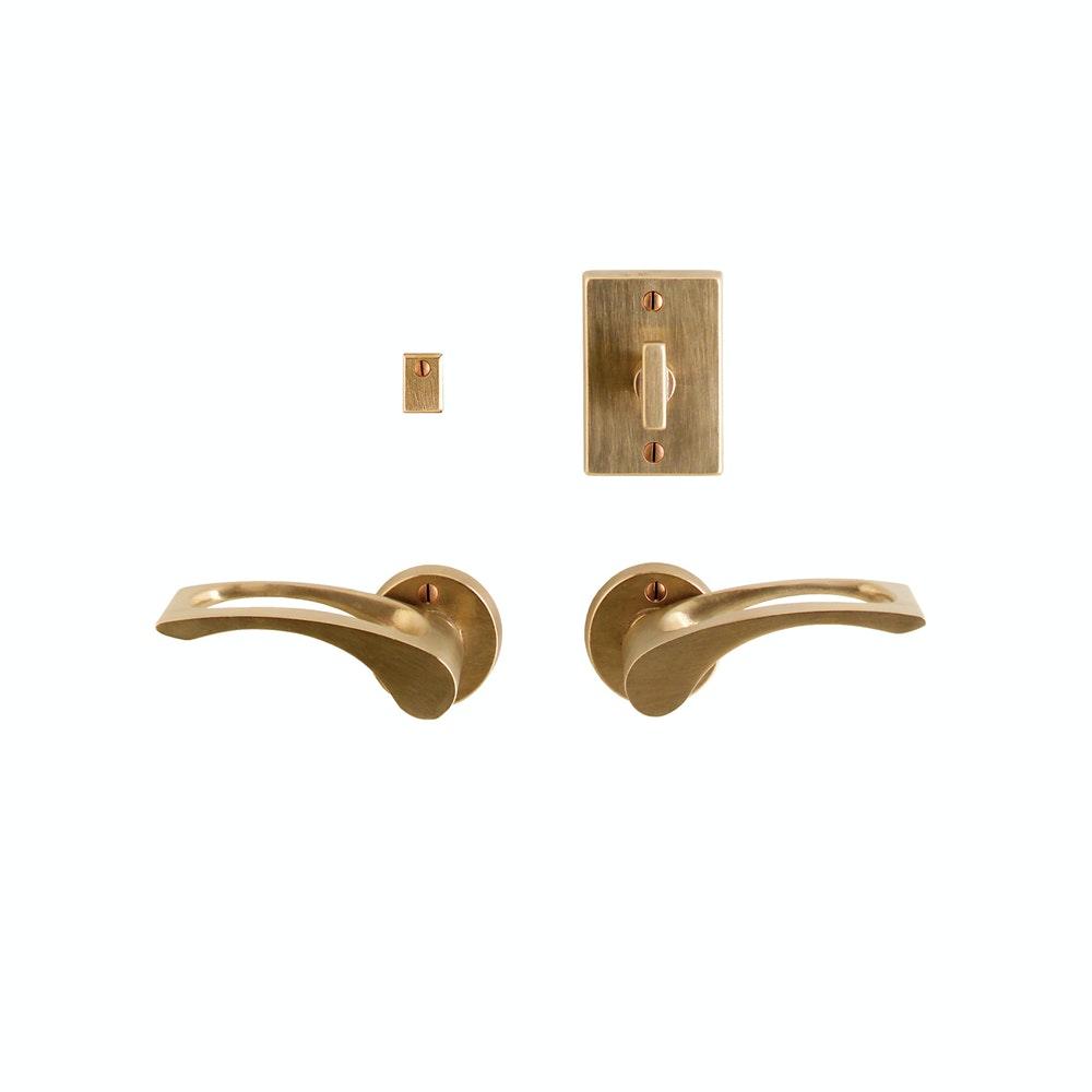 Metro 2 1/4" Round E201 Privacy Mortise Bolt/Spring Latch - Discount Rocky Mountain Hardware