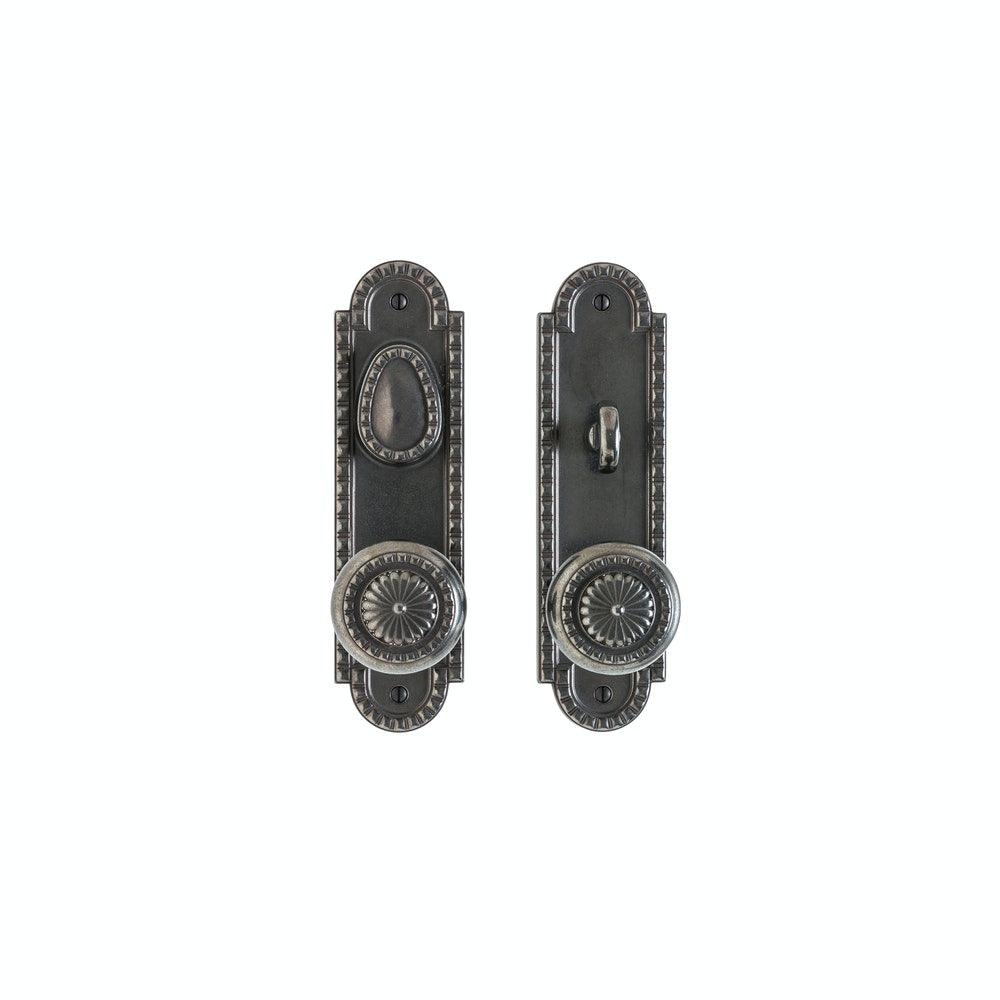 Corbel Arched Entry 3 1/2" x 22" G30636-E30607 Dead Bolt/ Spring Latch with 2 1/2" x 9" Interior - {{ show.name }}