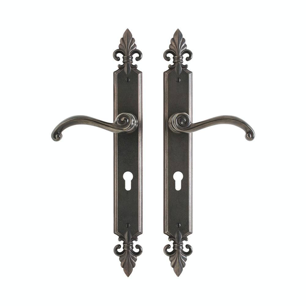 Bordeaux 2" x 17" E30868 Multi-Point Entry Trim with Profile Cylinder, Lever High - {{ show.name }}