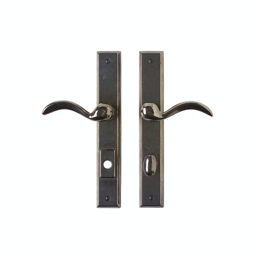 Rectangular 1 3/4" x 11" E445 Multi-Point Entry Trim with American Cylinder, Lever High - Discount Rocky Mountain Hardware