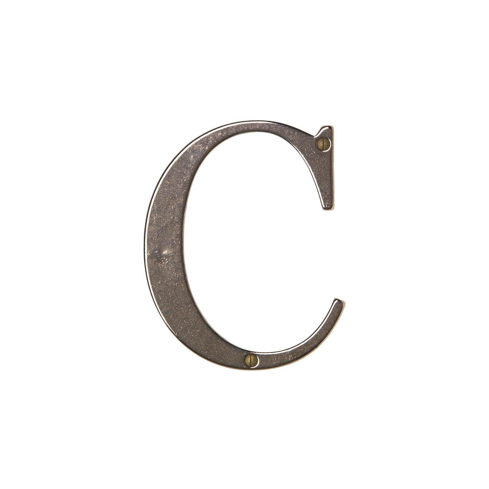 L400C - 4" House Letter “C" - Discount Rocky Mountain Hardware