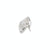 Cabinet Knob - CK20391 - 1 3/16" X 2 1/16" Woodpecker Cabinet Knob