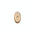 Cabinet Rose - CKR50 - 1" X 1 3/4" Oval Cabinet Rose