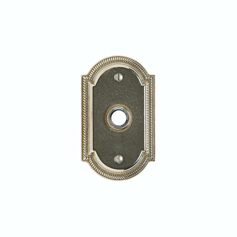 Door Hardware - DBB Door Bell Button E005 Ellis Escutcheon 3" X 5"