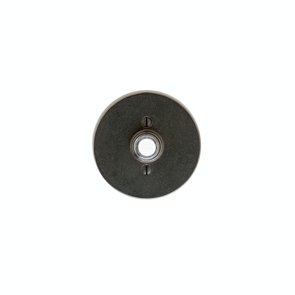Door Hardware - DBB Door Bell Button E202 Round Metro Escutcheon 3 1/2"