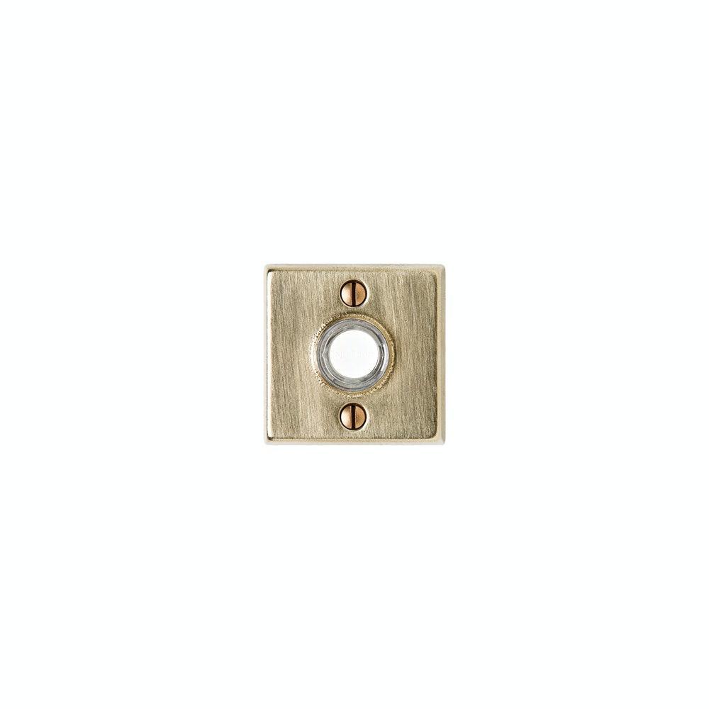 Door Hardware - DBB Door Bell Button E204 Square Metro Escutcheon 2 1/4"x2 1/4"