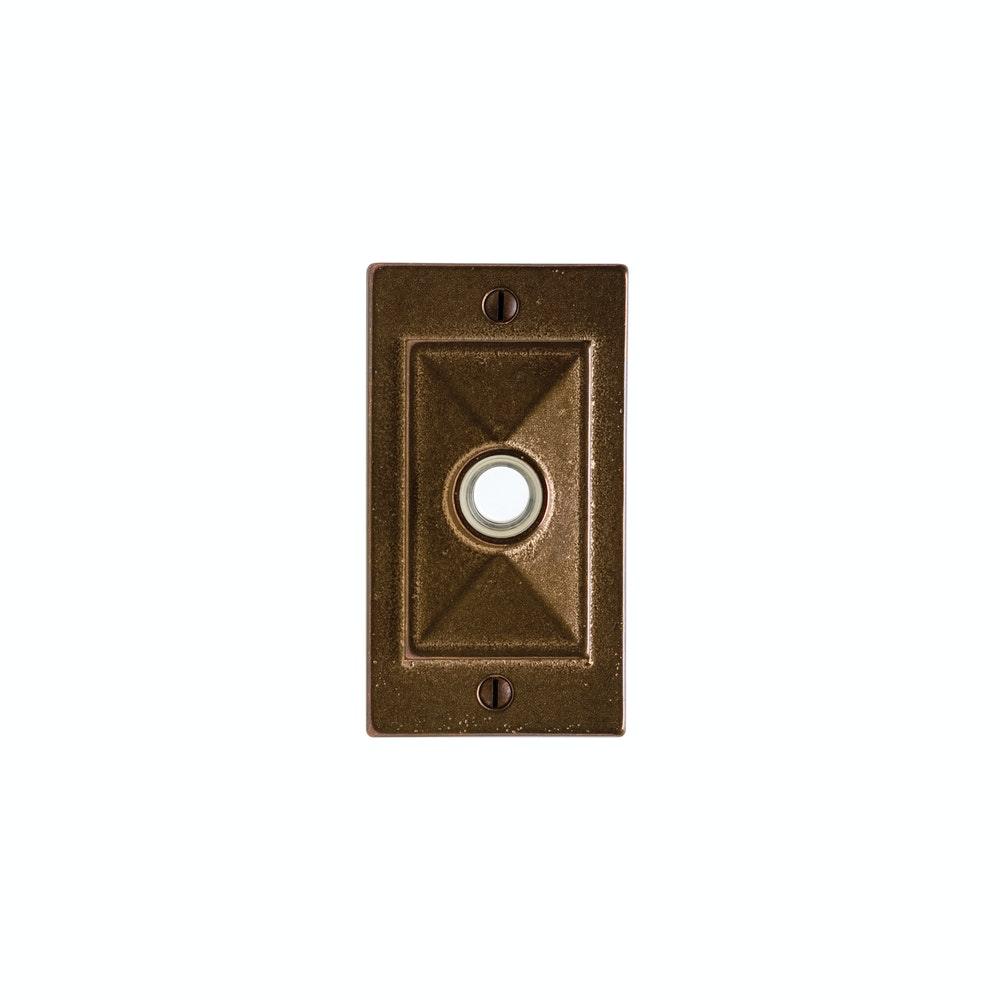 Door Hardware - DBB Door Bell Button E21005 Mack Escutcheon 2 1/2" X 4 1/2"