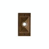 DBB Door Bell Button E21005 Mack Escutcheon 2 1/2" x 4 1/2"