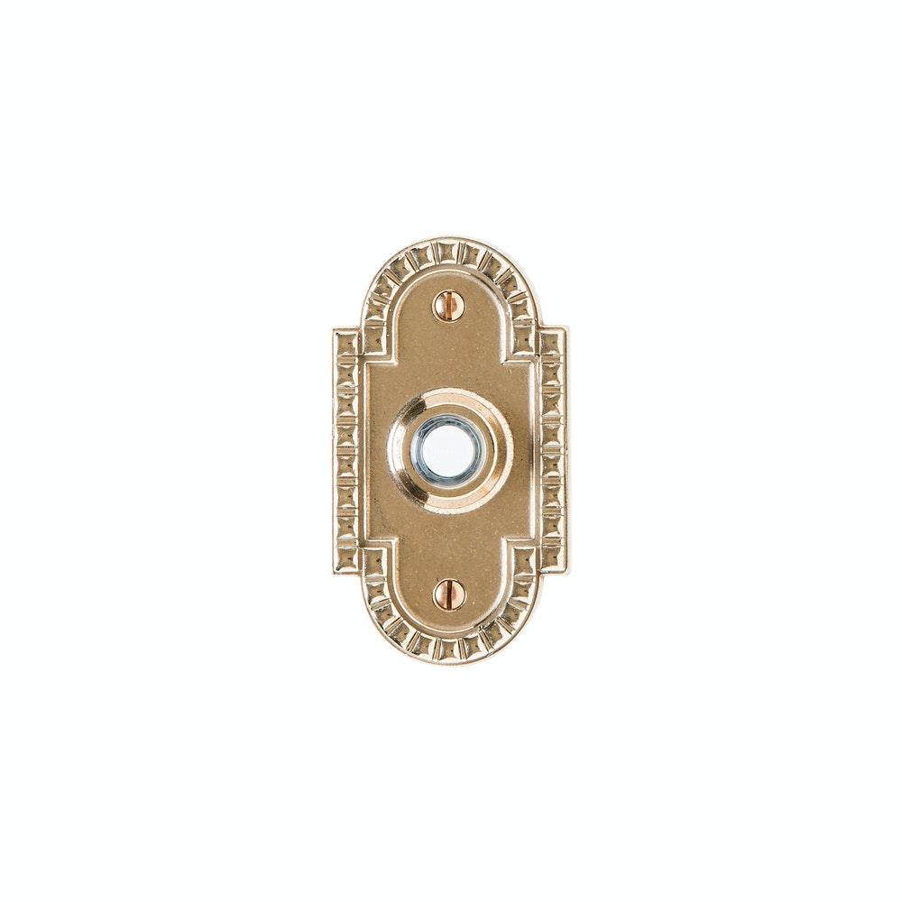Door Hardware - DBB Door Bell Button EW30600 Corbel Arched Esc. 1 1/2" X 3 3/4"