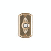 Door Hardware - DBB Door Bell Button E30804 2 1/2" X 4 1/2" Bordeaux Escutcheon