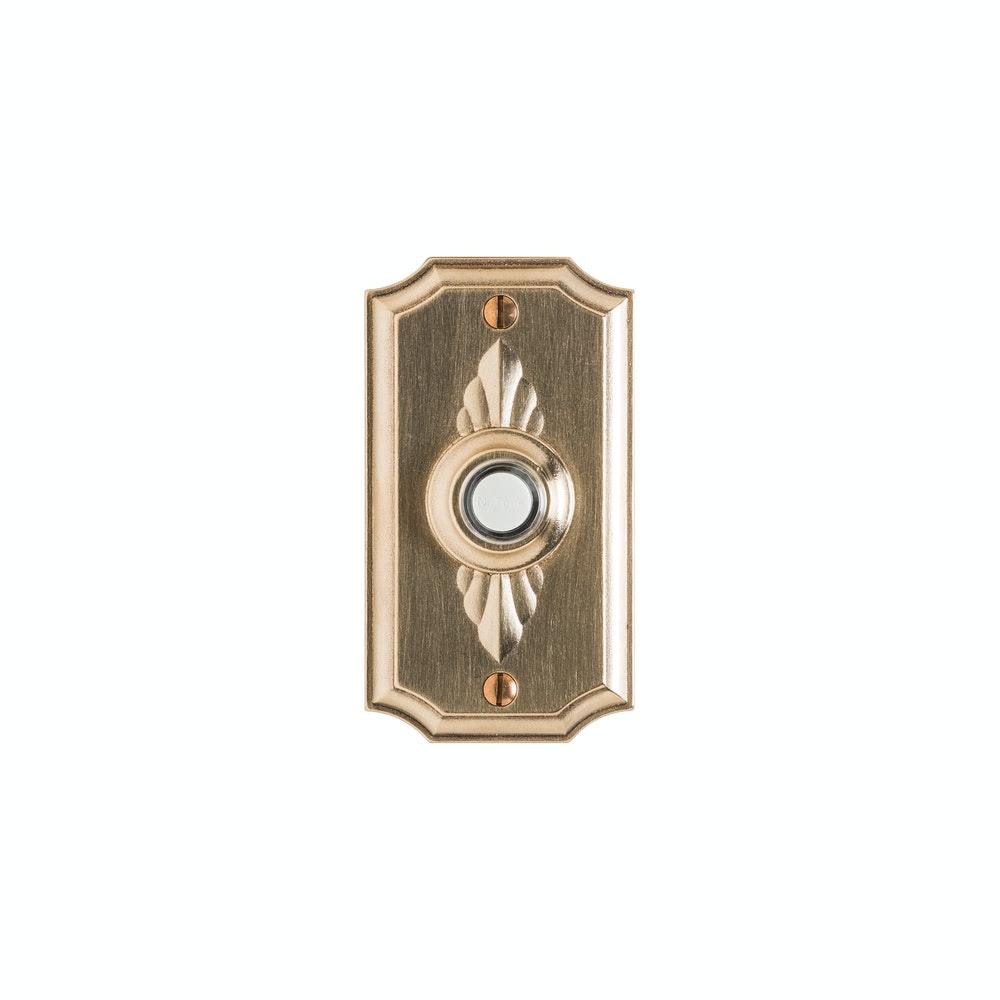 Door Hardware - DBB Door Bell Button E30804 2 1/2" X 4 1/2" Bordeaux Escutcheon