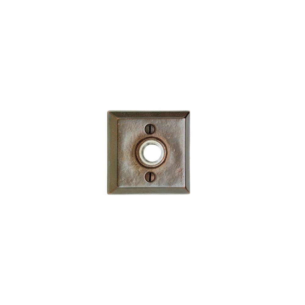 Door Hardware - DBB Door Bell Button E416 Square Escutcheon 2 5/8" X 2 5/8"