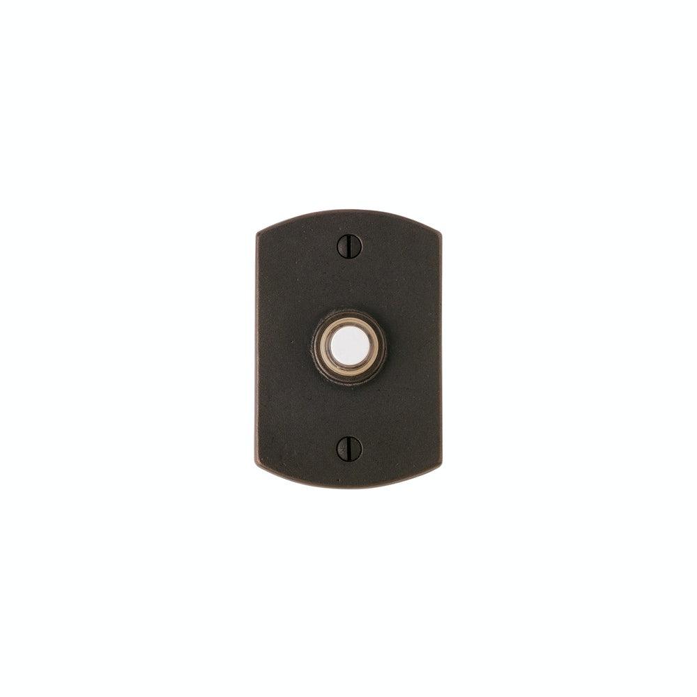 Door Hardware - DBB Door Bell Button E500 Curved Escutcheon, 2 1/2" X 3 3/4"