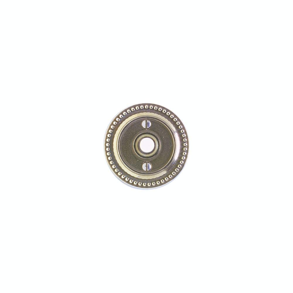 Door Hardware - DBB Door Bell Button E589 Round Maddox Escutcheon 3 1/8"