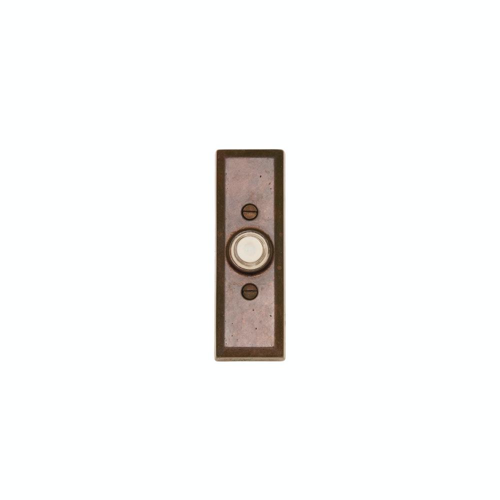 Door Hardware - DBB Door Bell Button EW108 Rectangular Escutcheon 1 1/2" X 4 1/2"