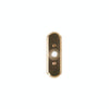 Door Hardware - DBB Door Bell Button EW708 Arched Escutcheon 1 1/2" X 4 1/2"