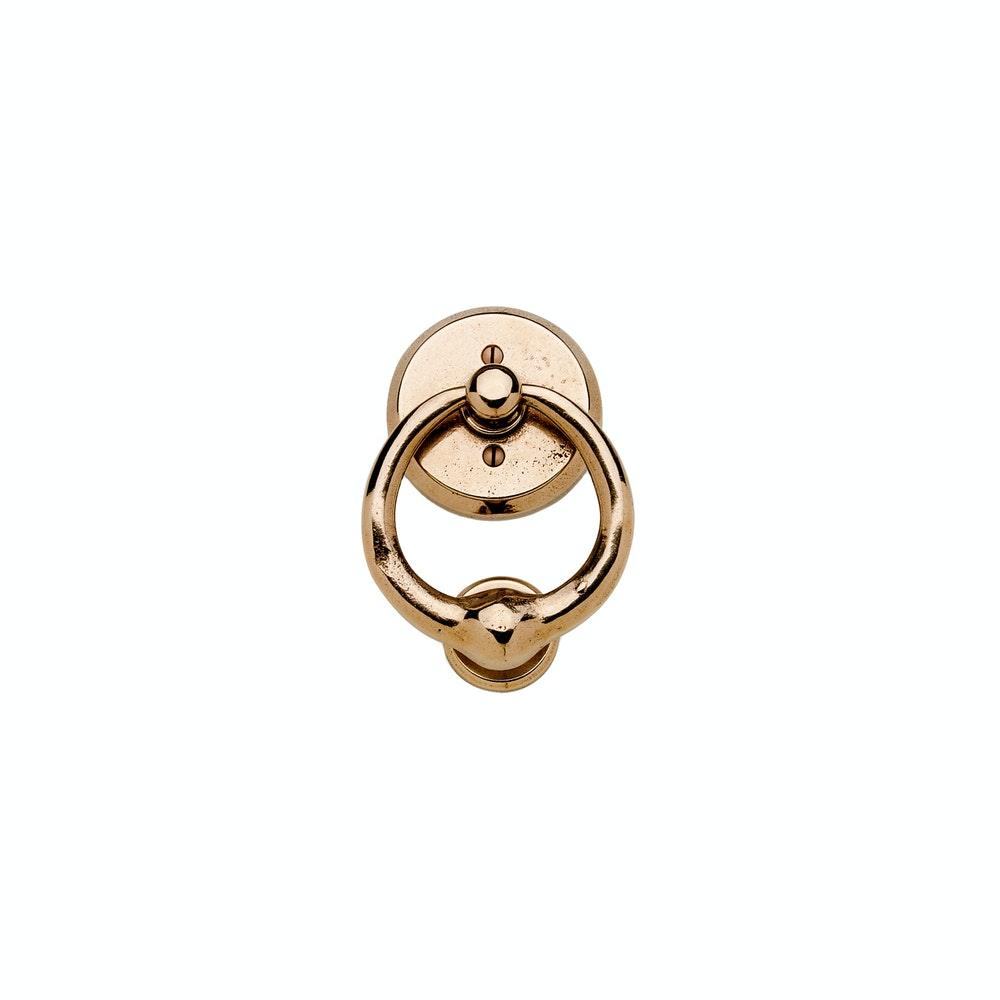 Door Hardware - DK4 4" Ring  W/E416 Square Escutcheon - 2 5/8" X 2 5/8"