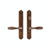 Multipoint Passage - Ellis 1 3/4" X 11" E041 Multi-Point Passage Trim, Lever High