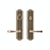 Entry Dead Bolt/Spring Latch - Ellis Entry 3" X 13" E075-E062 Dead Bolt / Spring Latch With 3" X 13" Interior Escutcheon